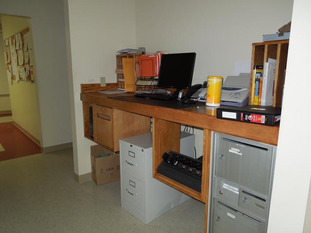 The work station, report logging, and information center. Photo: Nanuet EMS